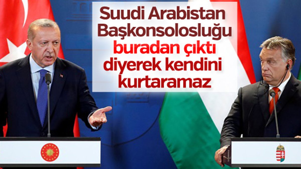 Başkan Erdoğan: İspat etmesi gereken Suudi tarafıdır