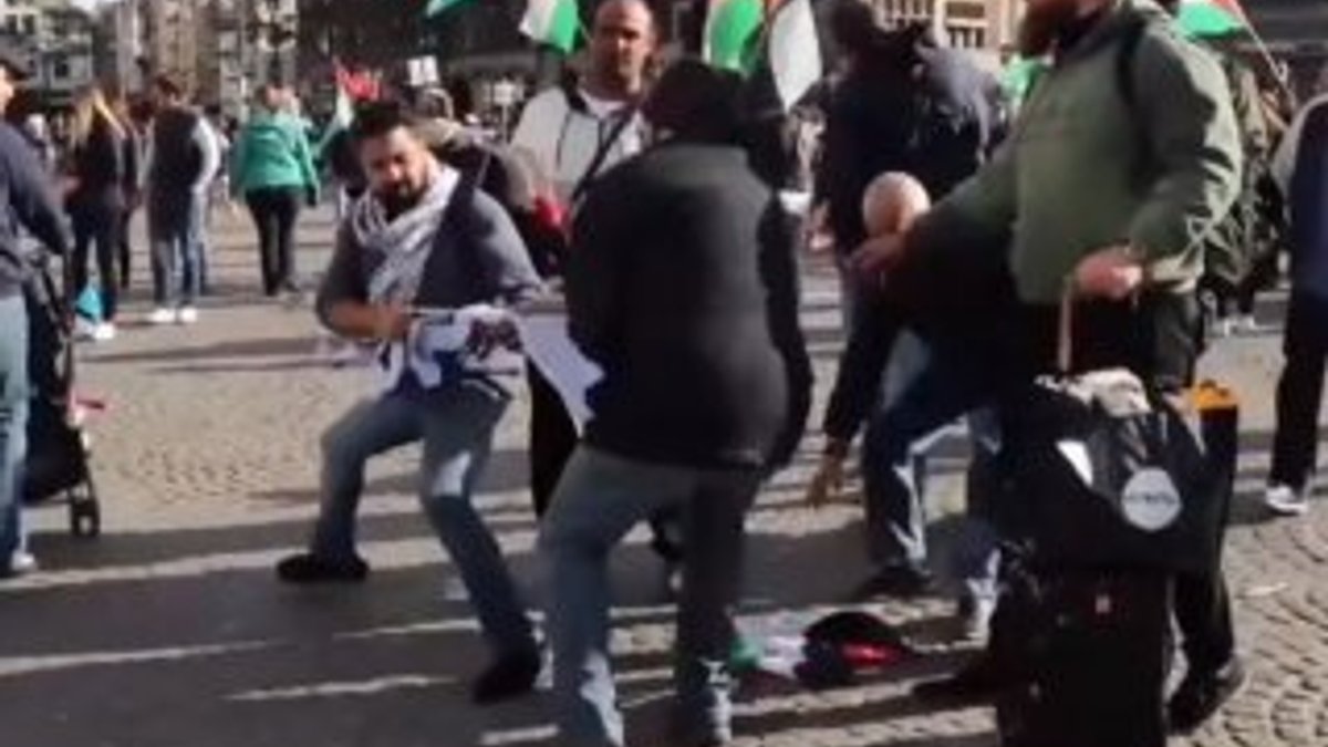 İsrailli fanatikler Filistin gösterisine saldırdı