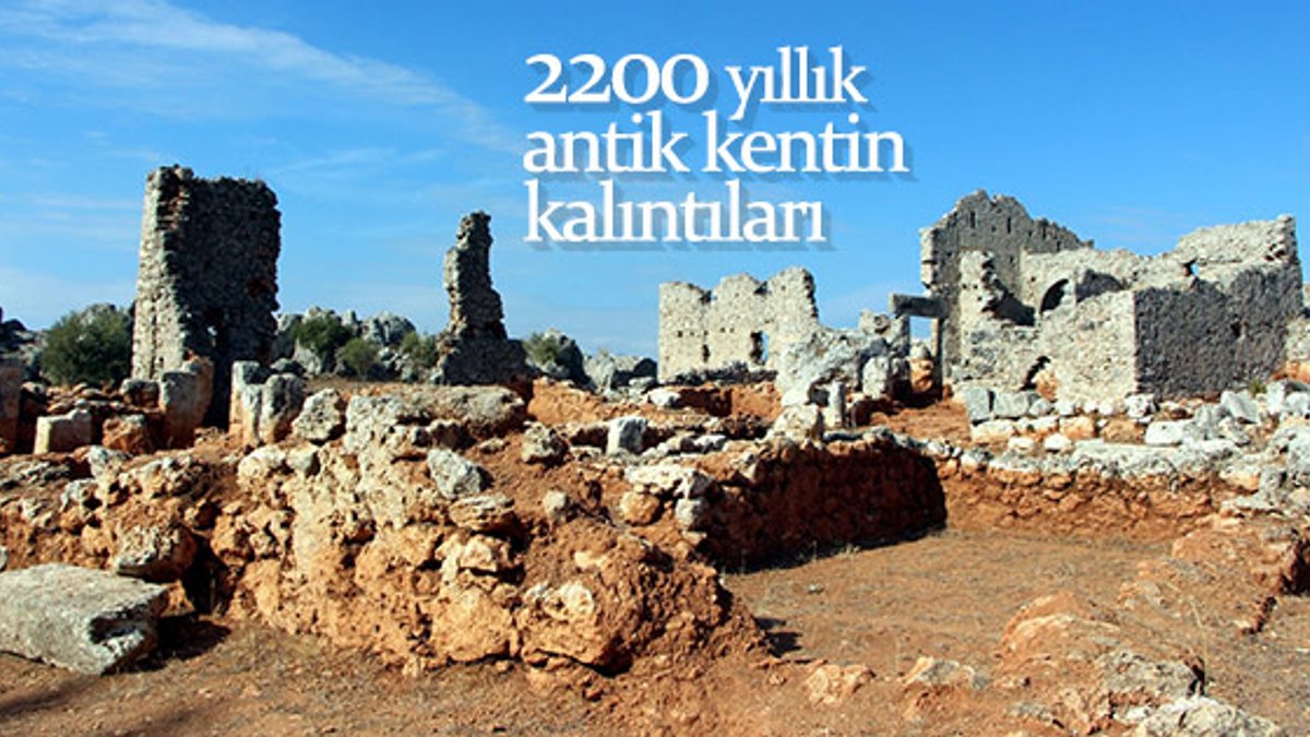 Yabani otların altından 2 bin 200 yıllık antik kent çıktı