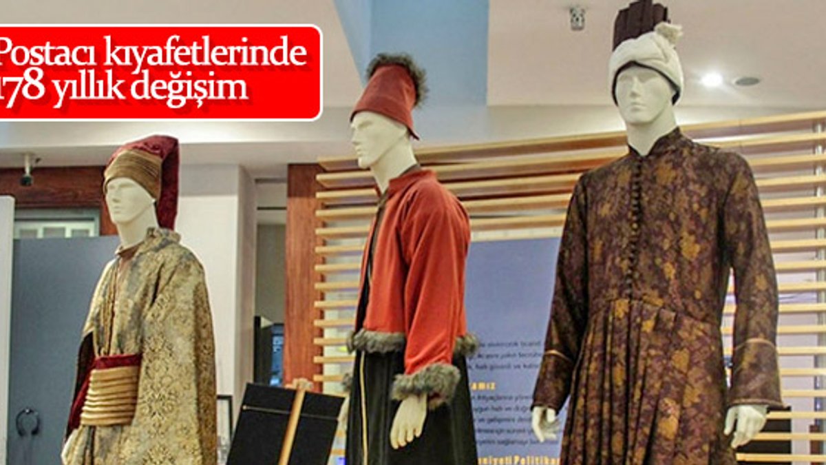 Postacı kıyafetleri PTT Pul Müzesi'nde