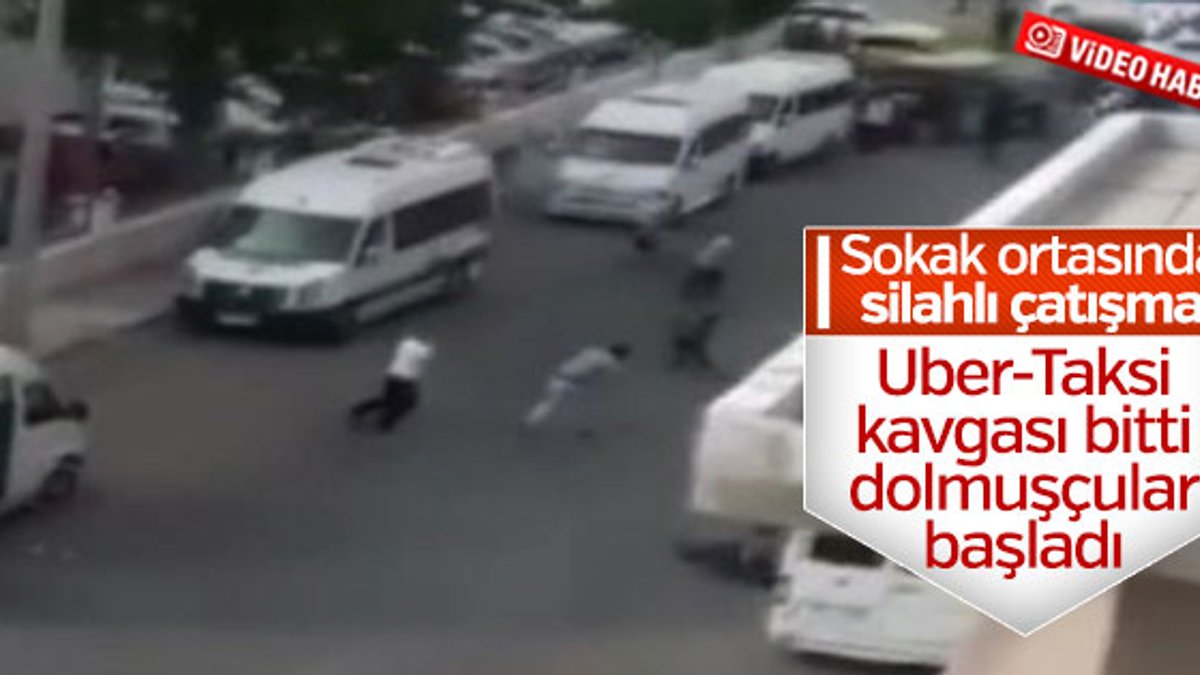 Gaziantep'te dolmuş şoförleri silahlı kavga çıkarttı