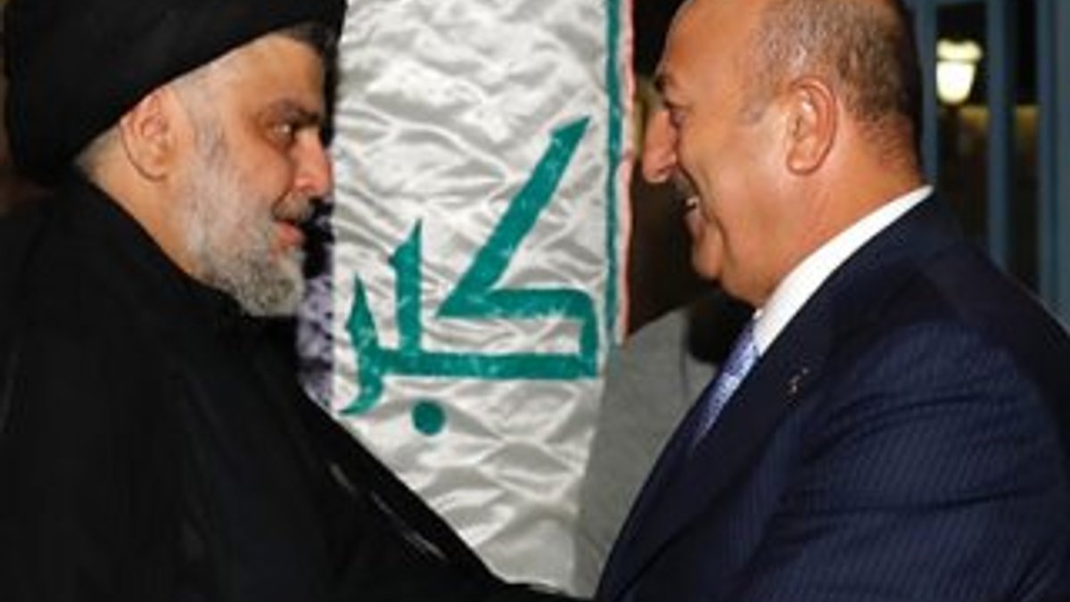 Çavuşoğlu Irak'ta Sadr ile görüştü