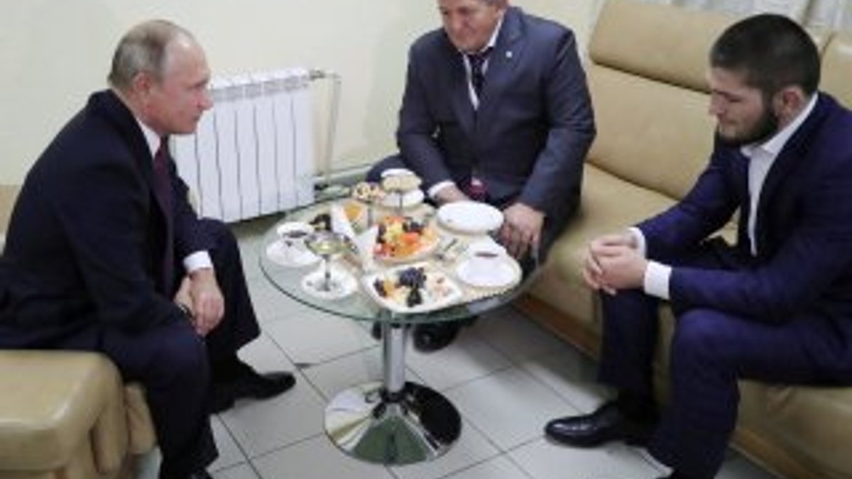 Putin, Nurmagomedov'u tebrik etti