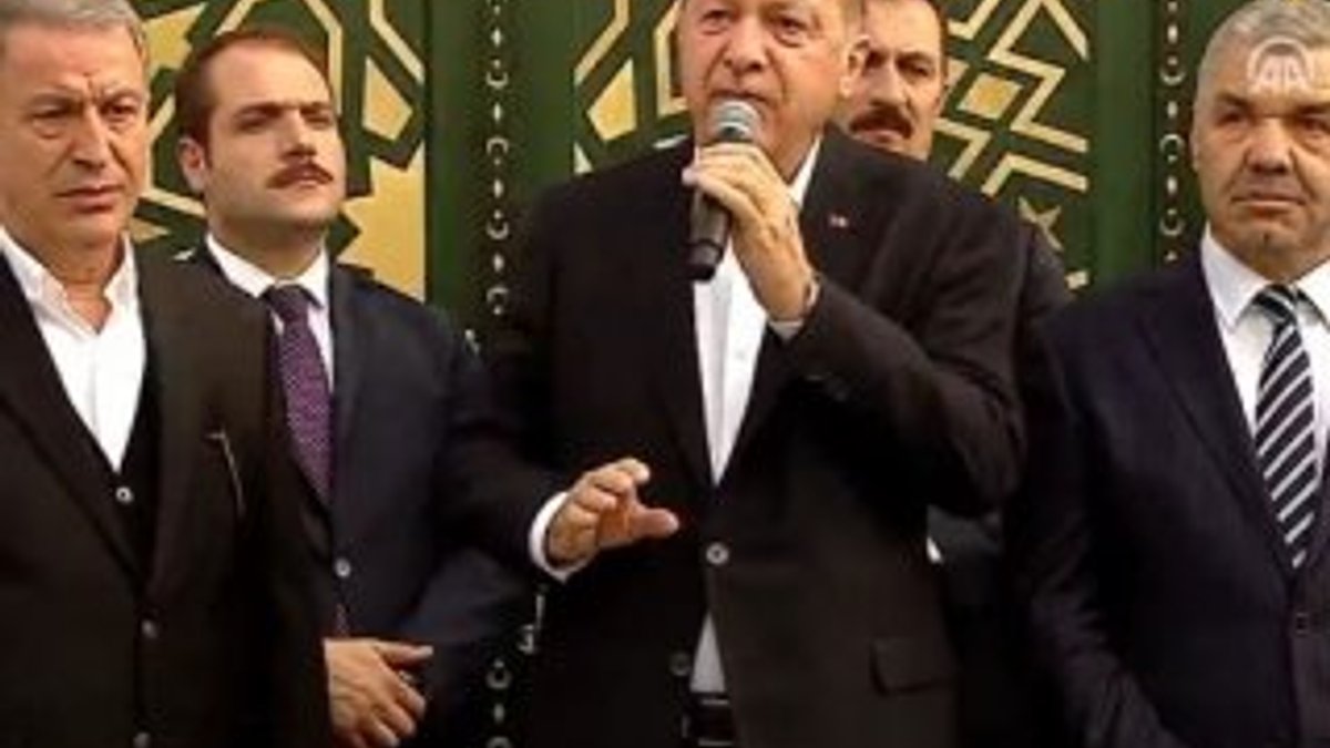 Başkan Erdoğan Hulusi Akar Camii'ni açtı