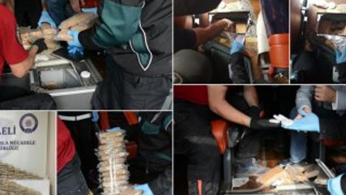 Yolcu otobüsünde 106 kilogram eroin ele geçirildi