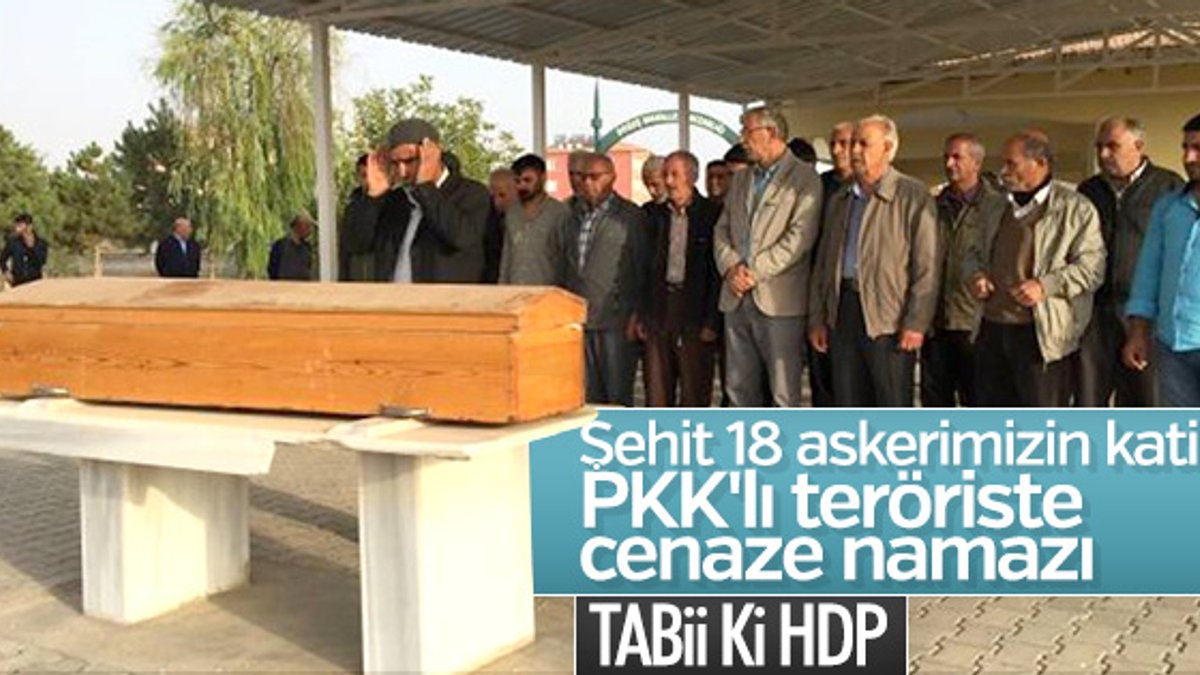 Malatya'da PKK'lı teröristin cenazesini HDP kaldırdı