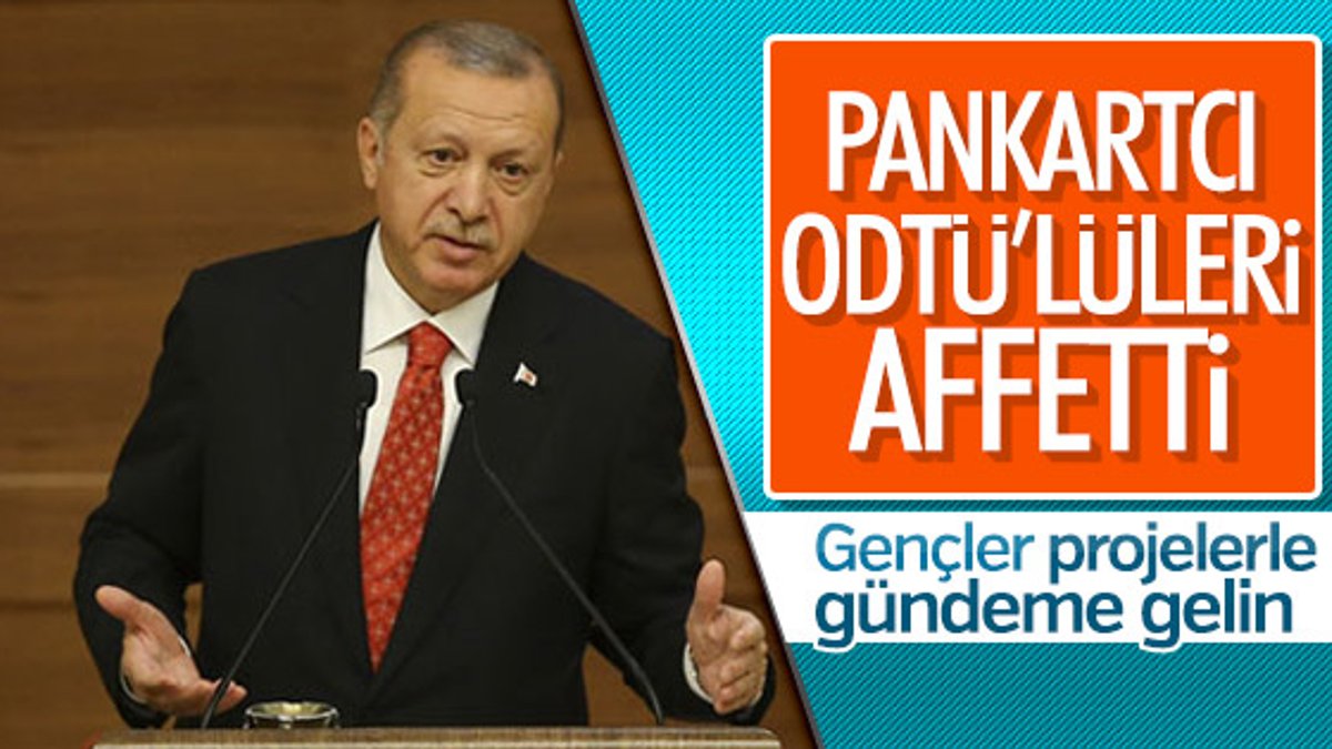 Başkan Erdoğan, ODTÜ'lülerle bir araya geldi