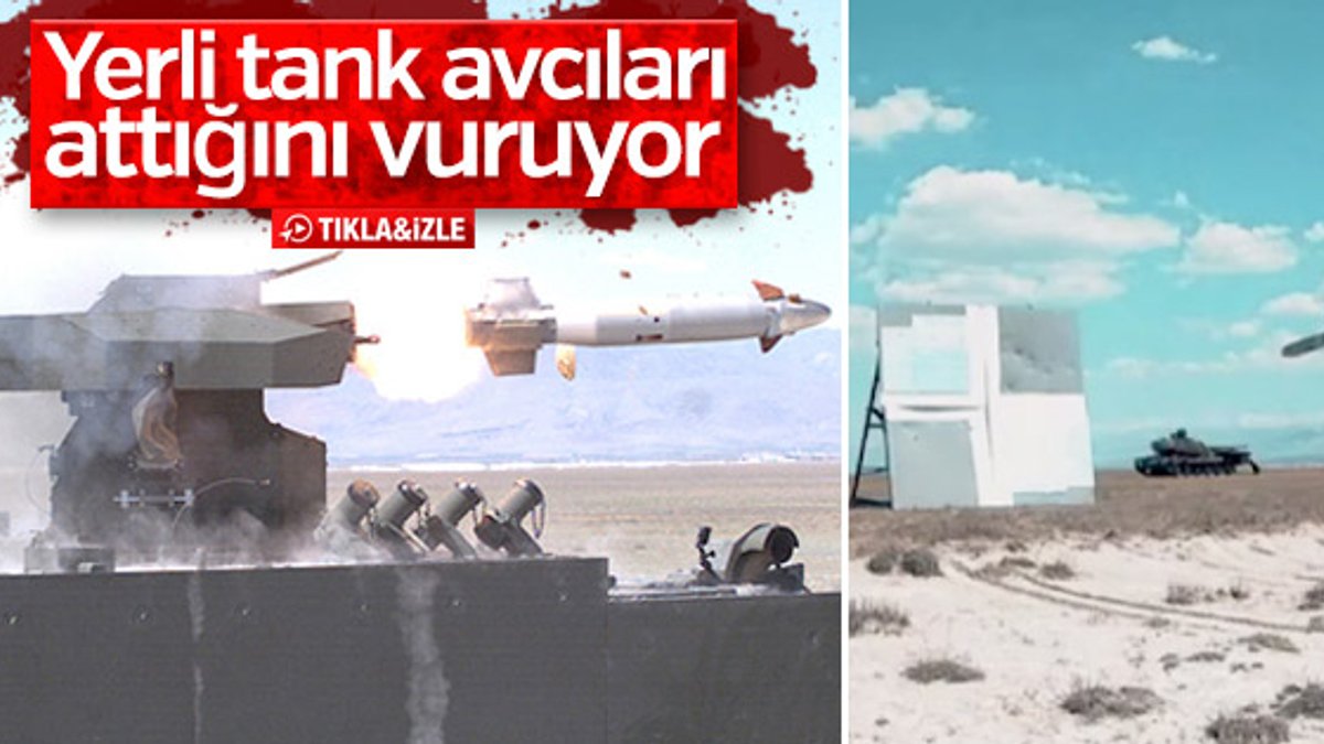 Türkiye'nin tank avcıları testlerden başarıyla geçti