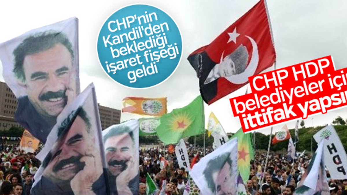 Terör örgütü PKK, CHP-HDP ittifakından yana