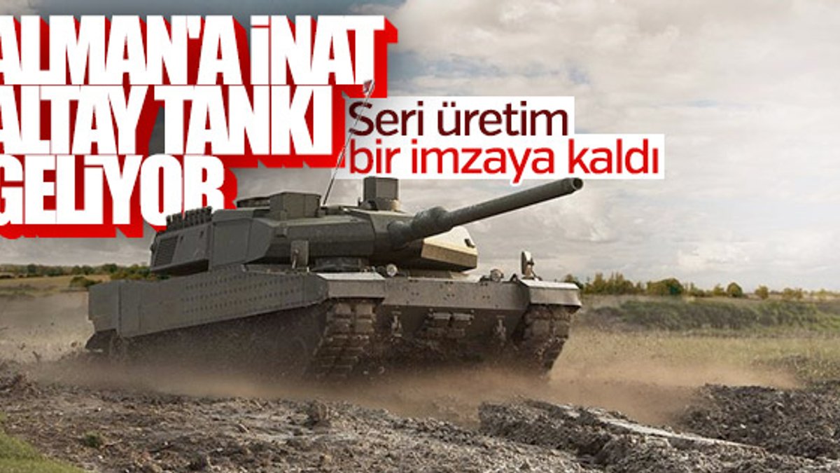 Altay tankının seri üretimi için geri sayım