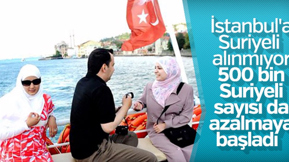 İstanbul'a yeni Suriyeli kaydı alınmıyor