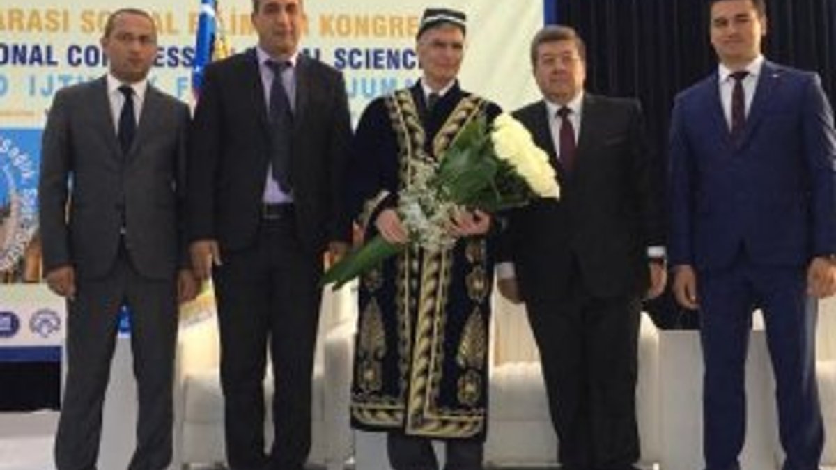 Aziz Sancar'a Özbekistan'dan fahri doktora