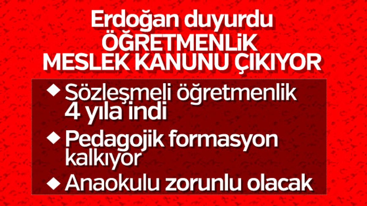 Başkan Erdoğan Eğitimde 2023 Vizyon Belgesi'ni açıkladı