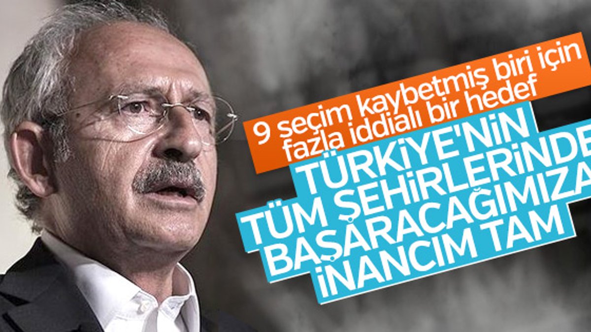 Kılıçdaroğlu yerel seçimlerde hedeflediği 9 ili açıkladı