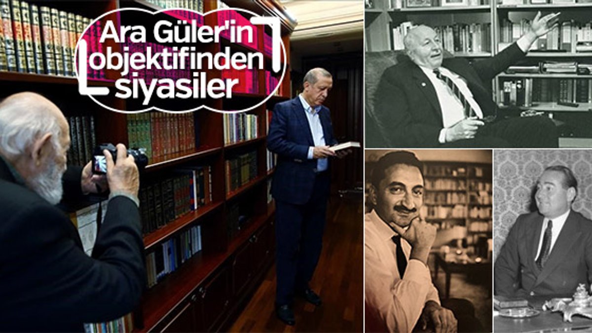 Siyasetçilerin ölümsüz anları Ara Güler'in kadrajında