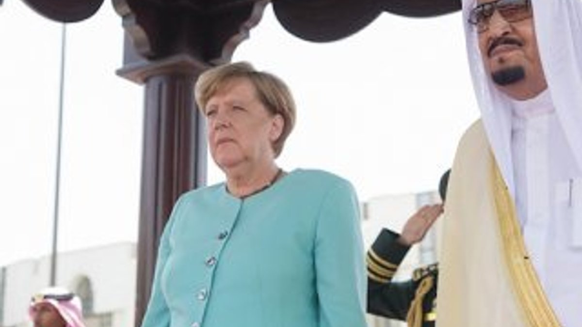 Merkel, Kral Selman’la Kaşıkçı olayını görüştü