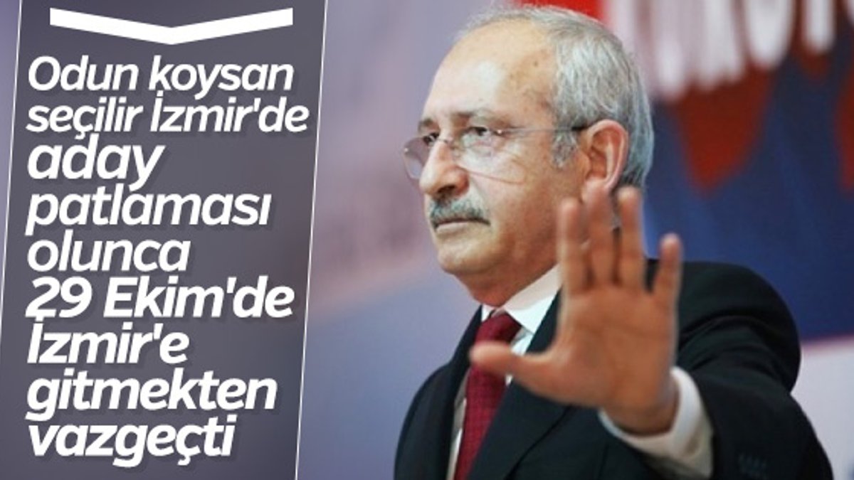 Kılıçdaroğlu Cumhuriyet Bayramı'nda İzmir'e gitmeyecek