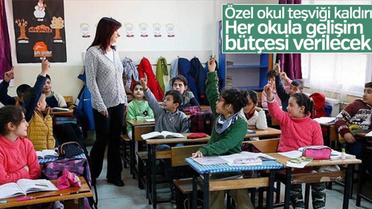 Özele destek devlet okulu bütçesine