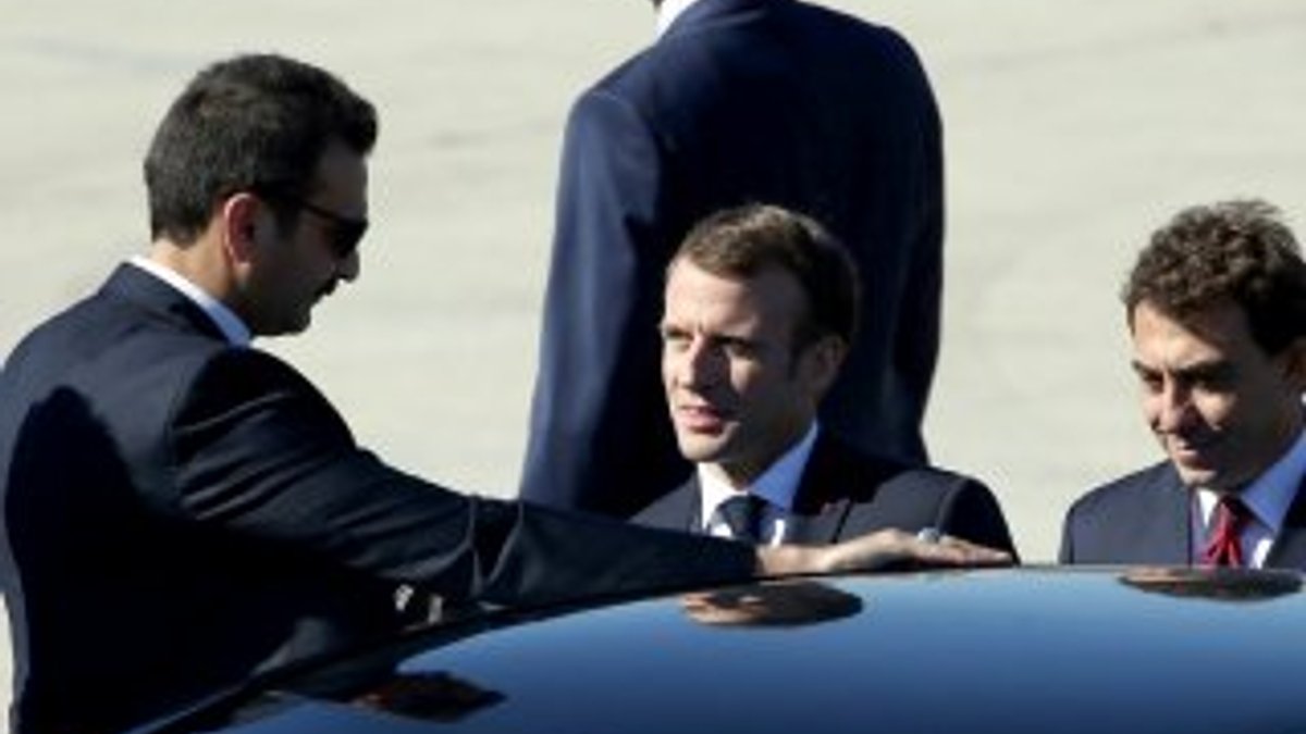 Macron, Suriye zirvesi için İstanbul'da