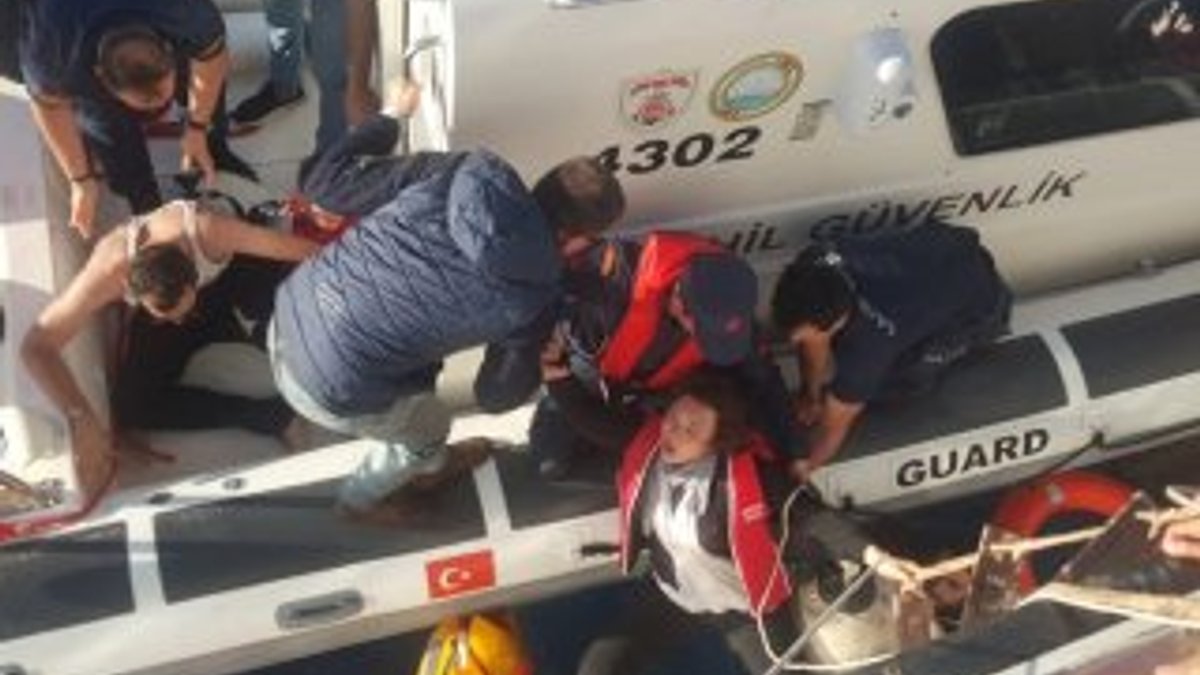 Bodrum'da düzensiz göçmenleri taşıyan tekne battı