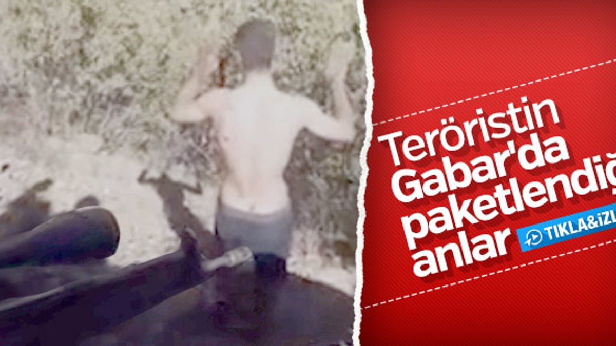 PKK'nın Gabar sorumlusunun yakalanma anı