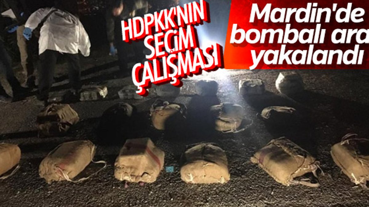 Bombalı saldırı hazırlığındaki PKK'lılar yakalandı