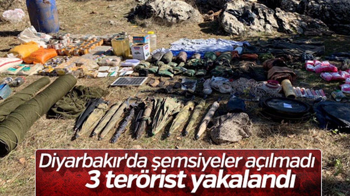 Diyarbakır'da saldırı hazırlığındaki 3 terörist yakalandı