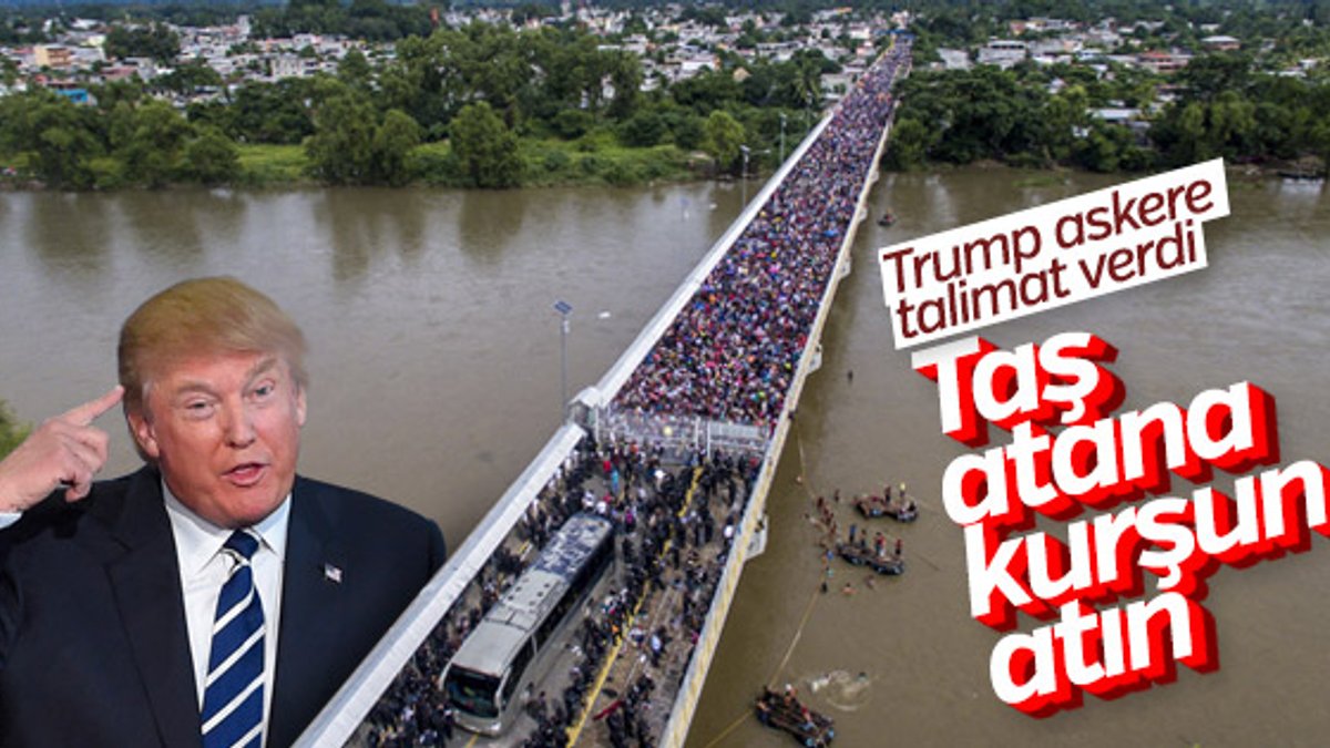 Trump göçmenleri tehdit etti
