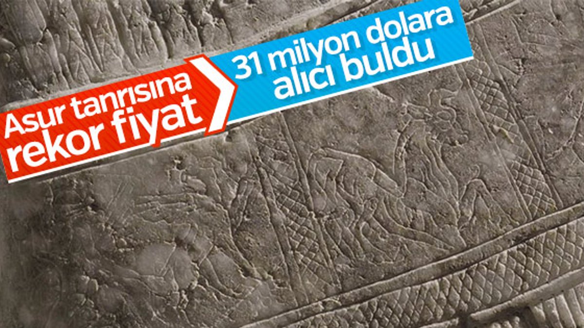 Asur tanrısı 31 milyon dolara satıldı