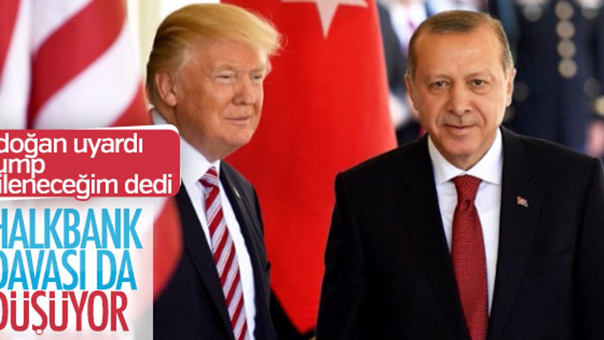 Erdoğan ile Trump'ın görüşmesinde Halkbank konuşuldu