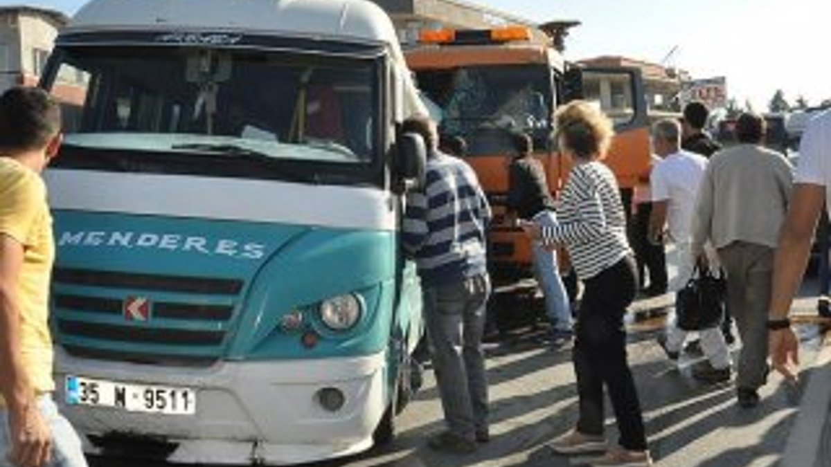 İzmir'de kaza: 1 ölü 13 yaralı