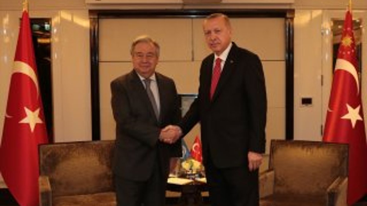 Başkan Erdoğan, BM Genel Sekreteri ile görüştü