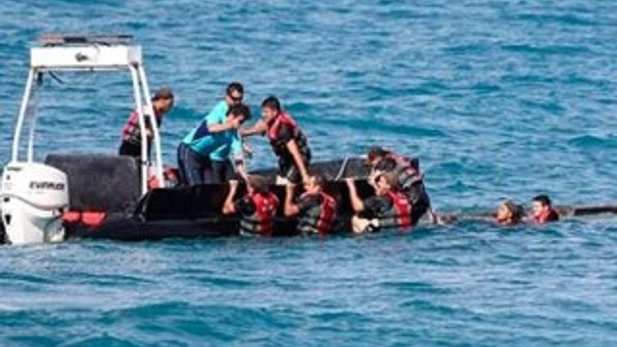 Göçmen teknesi battı: 5 kayıp