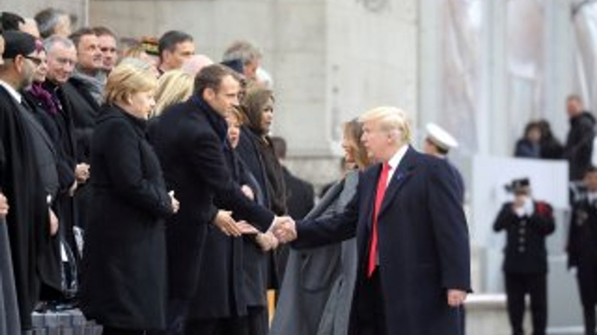 Trump Paris'te müttefikleri tarafından dışlandı