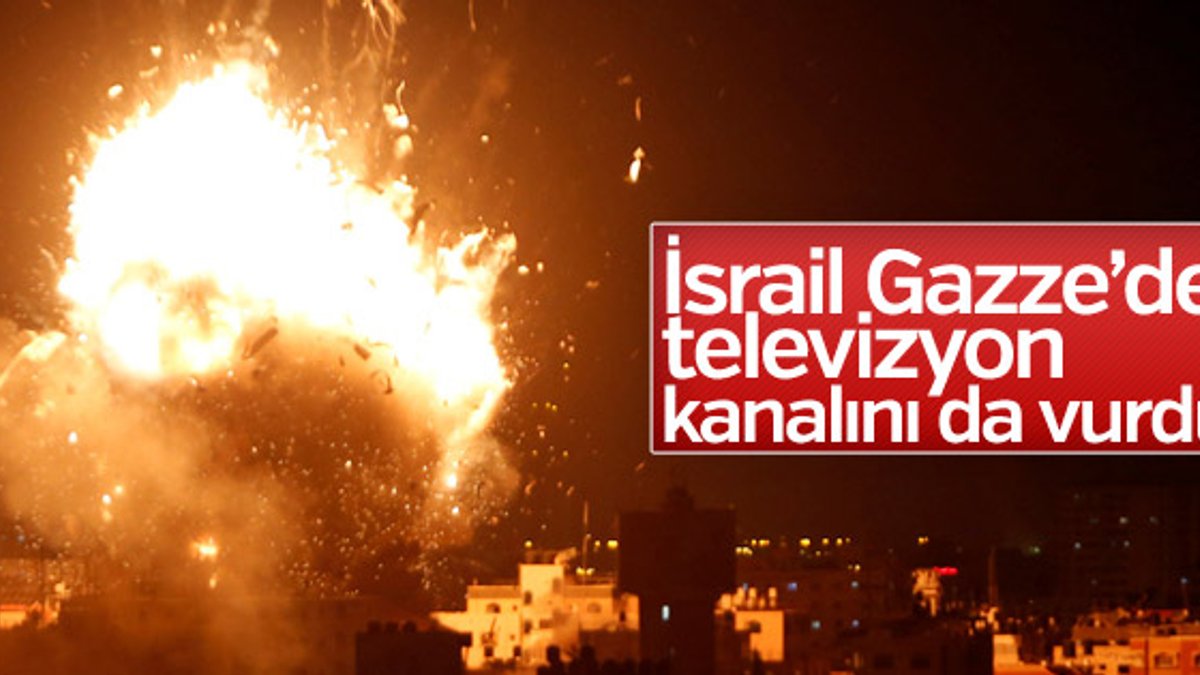 İsrail ordusu televizyon kanalını bombaladı