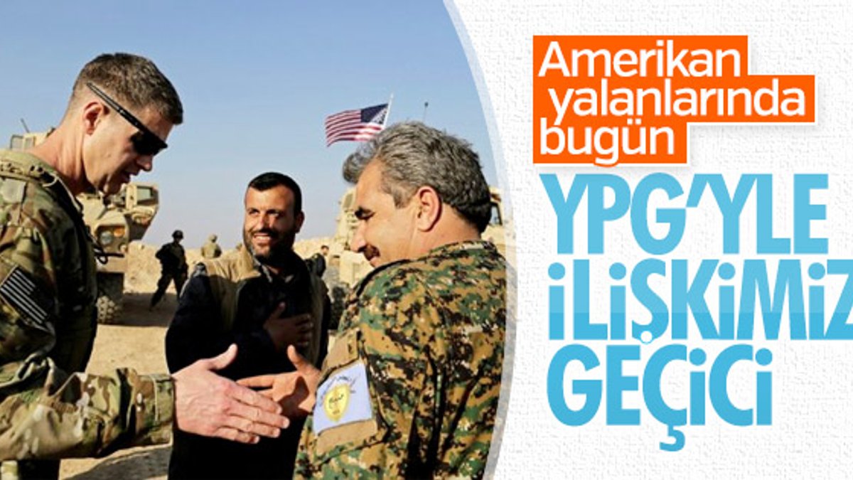 ABD: YPG ile ilişkimiz geçici