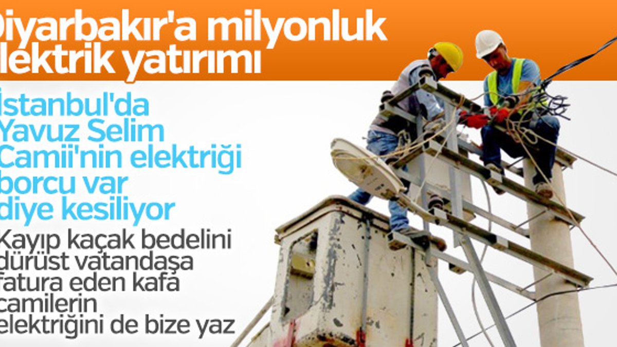 Dicle Elektrik'ten Diyarbakır'a 1 milyon liralık yatırım