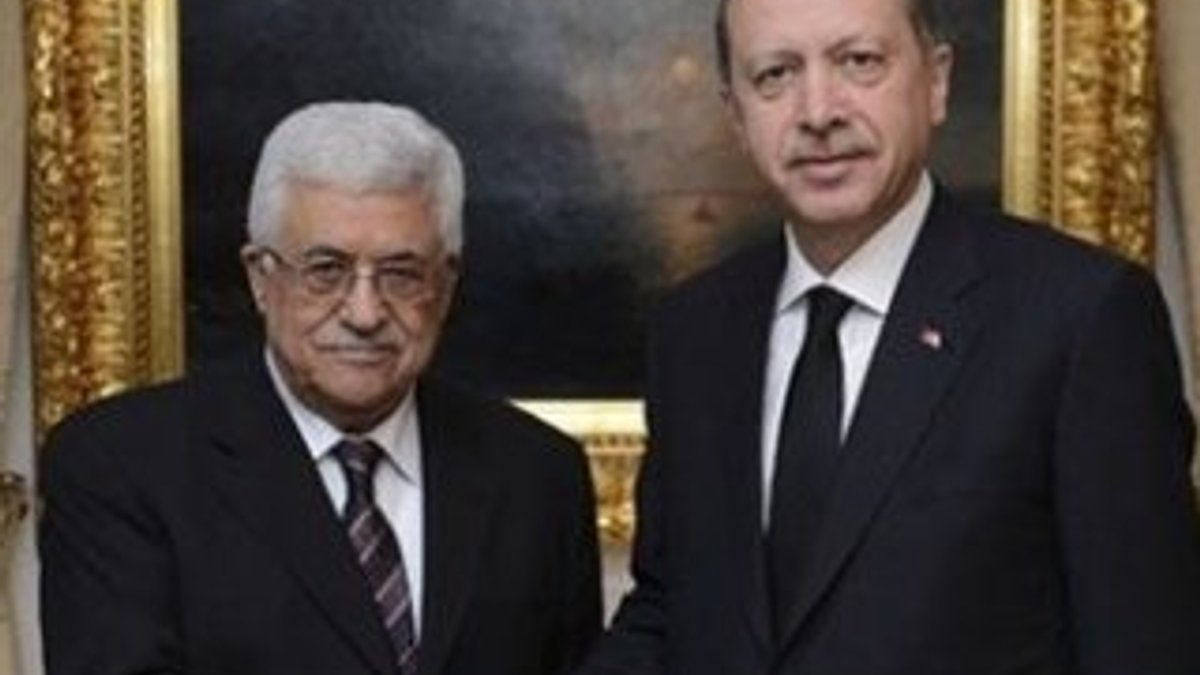 Cumhurbaşkanı Erdoğan, Filistin Başkanı'yla görüştü