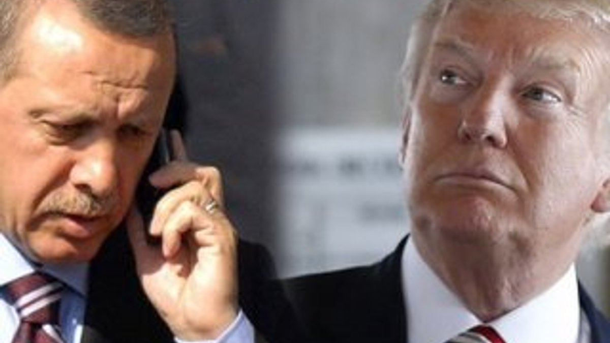 Erdoğan, Trump'la telefonda görüştü
