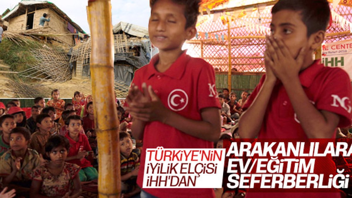 Türkiye'nin iyilik elçileri Arakan kamplarında