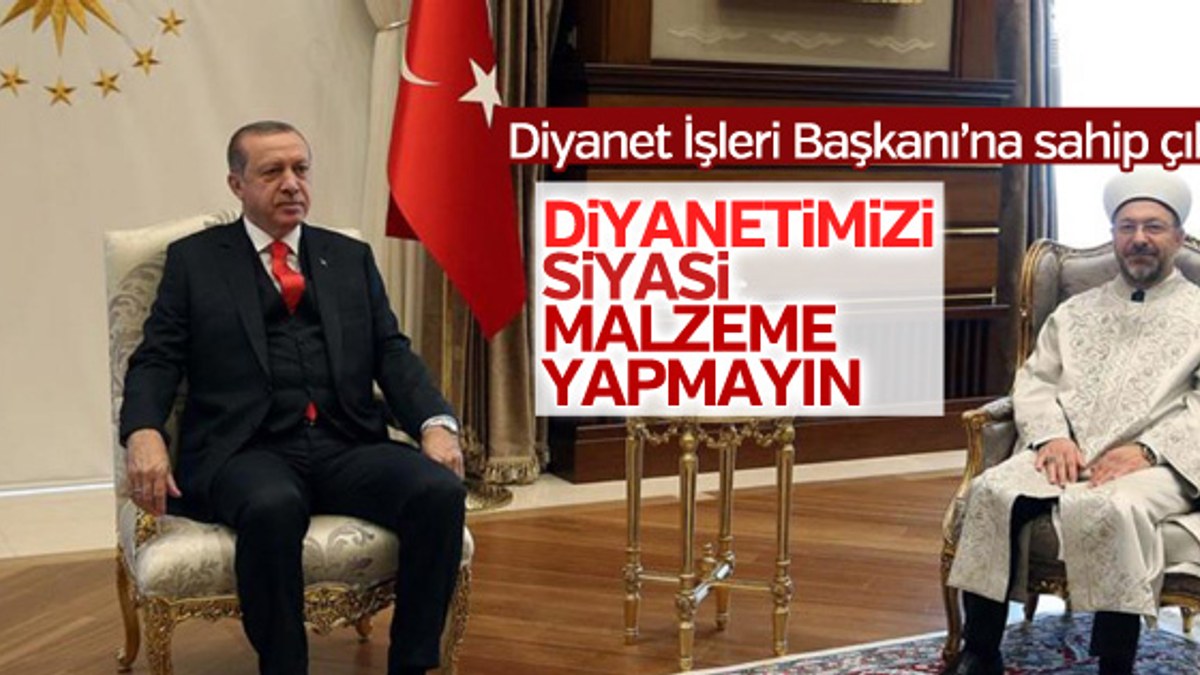 Erdoğan Ali Erbaş'ın tartışılan ziyareti hakkında konuştu