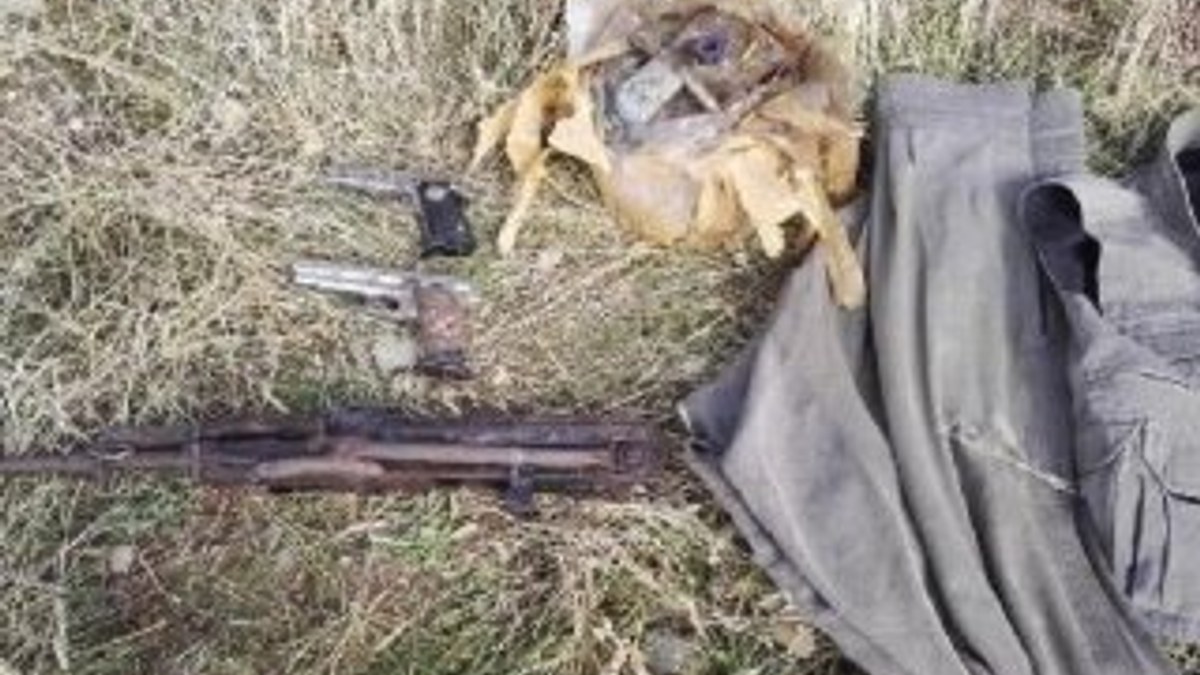 Van'da PKK'ya ait silah ve patlayıcı ele geçirildi