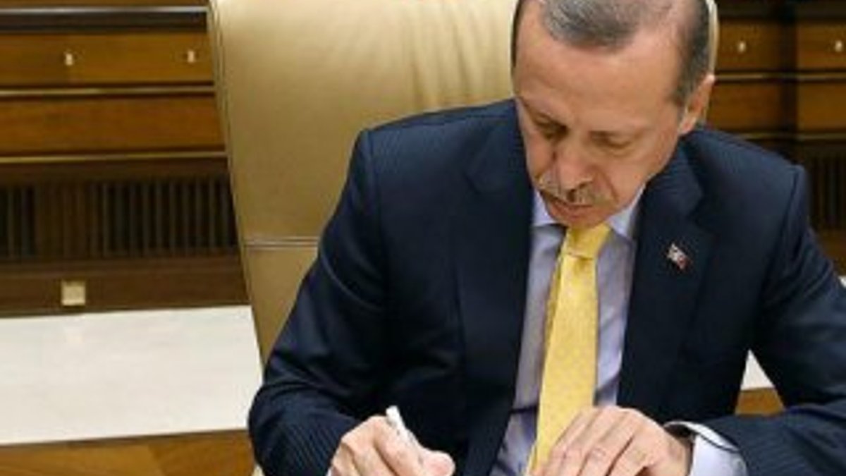 Başkan Erdoğan'dan rektör ataması