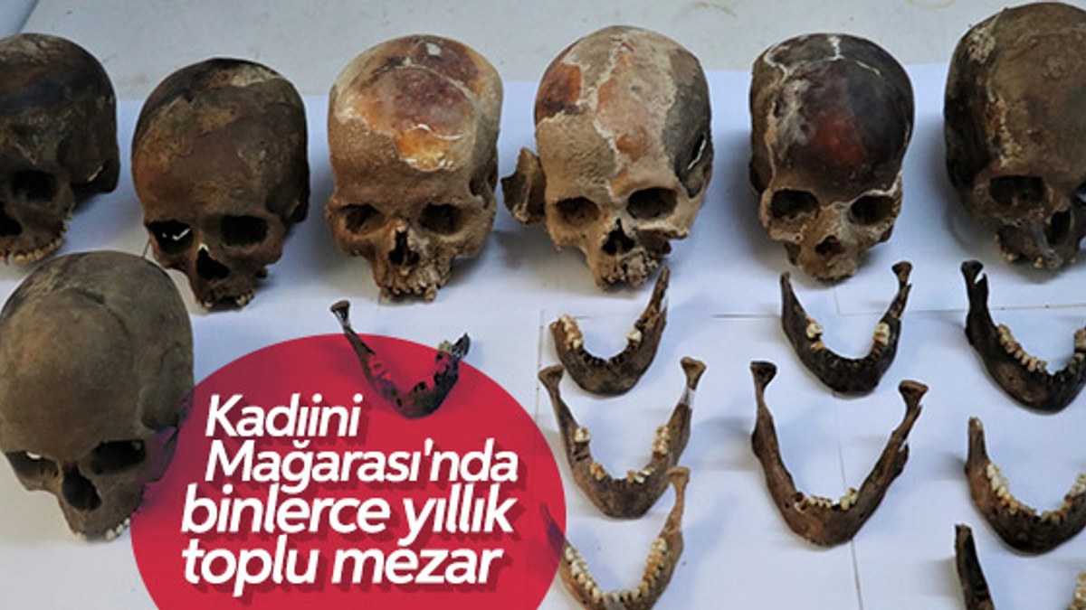 Antalya Kadıini Mağarası'nda Tunç Devri'ne ait mezar