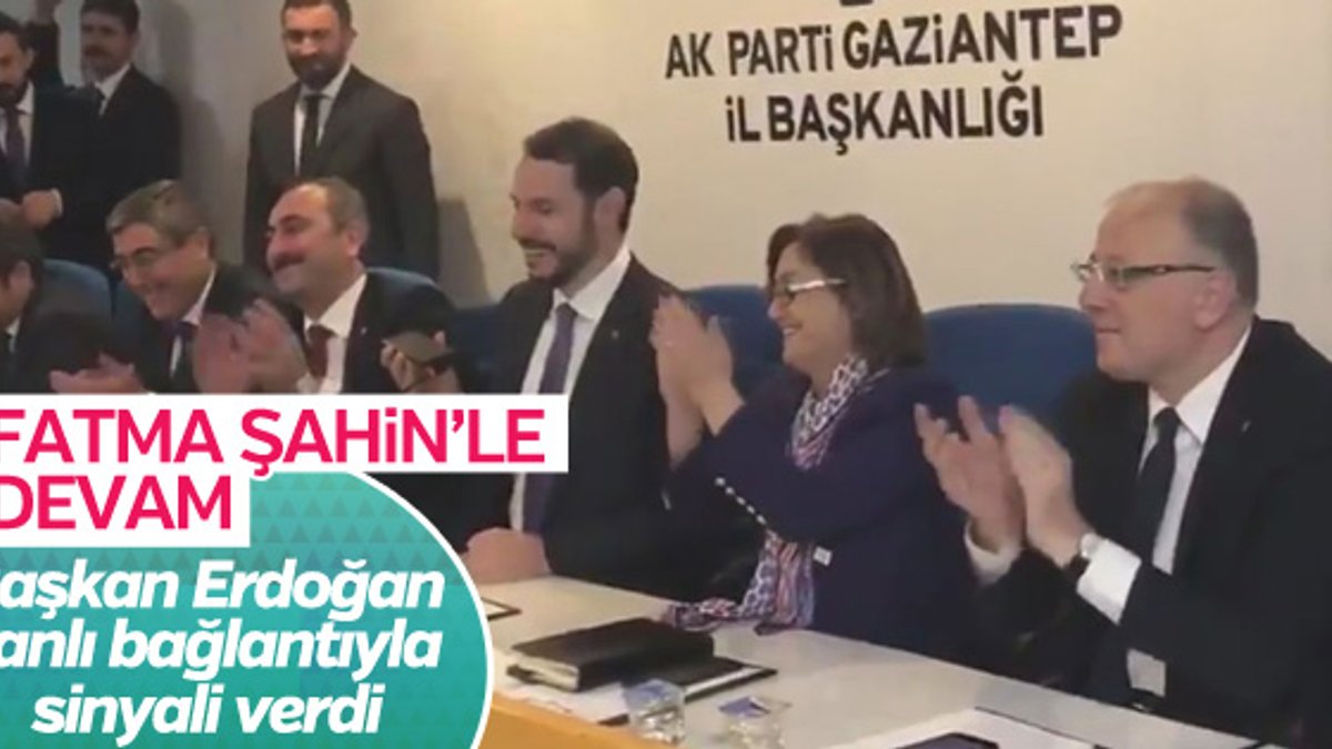 Başkan Erdoğan'dan Gaziantep adayı için ipucu