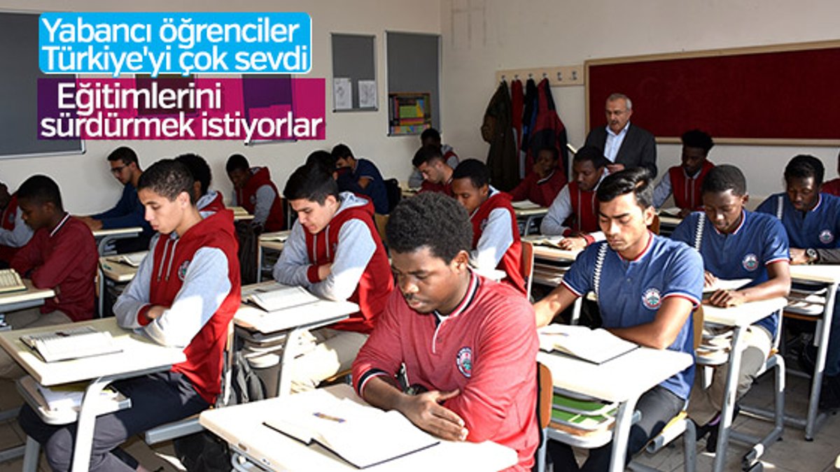 Yabancı öğrenciler Türkiye'de geleceğini inşa ediyor
