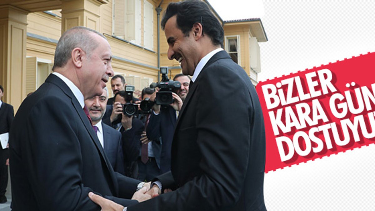 Erdoğan: Türkiye ve Katar kara gün dostudur