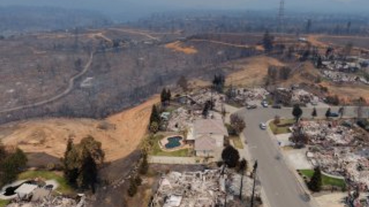 Kaliforniya yangınında bilanço arttı: 88 ölü 203 kayıp