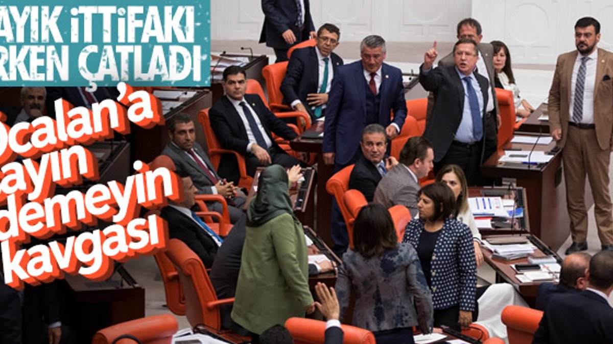 Meclis'te İYİ Parti ile HDP arasında 'Öcalan' tartışması