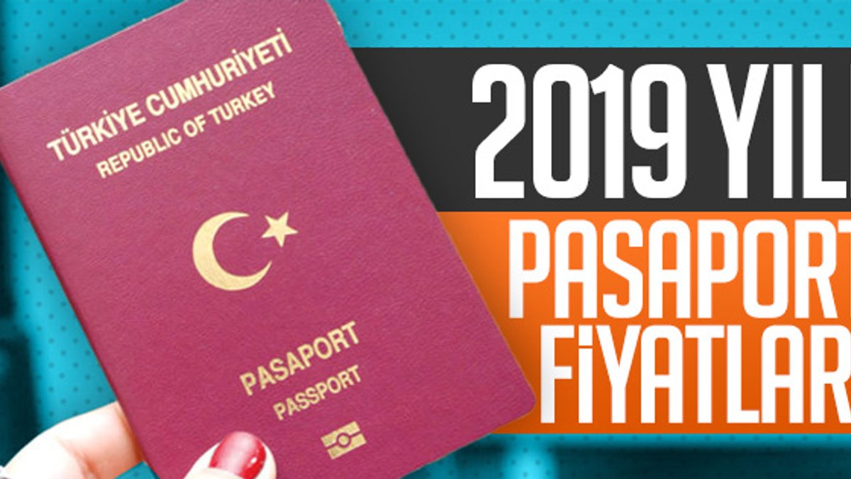 2019 yılı pasaport harç ve bedelleri
